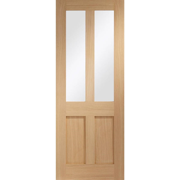 Malton Shaker Internal Oak Door with Clear Glass