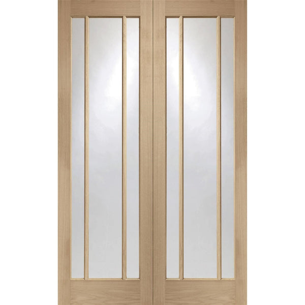 Internal Oak Worcester Pair with Clear Glass
