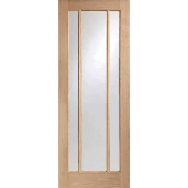 Worcester Internal Oak Fire Door with Clear Glass