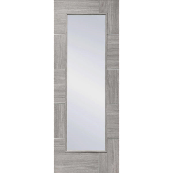 Internal Laminate White Grey Ravenna with Clear Glass
