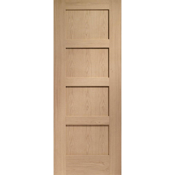 Internal Oak Pre-Finished Shaker 4 Panel Door