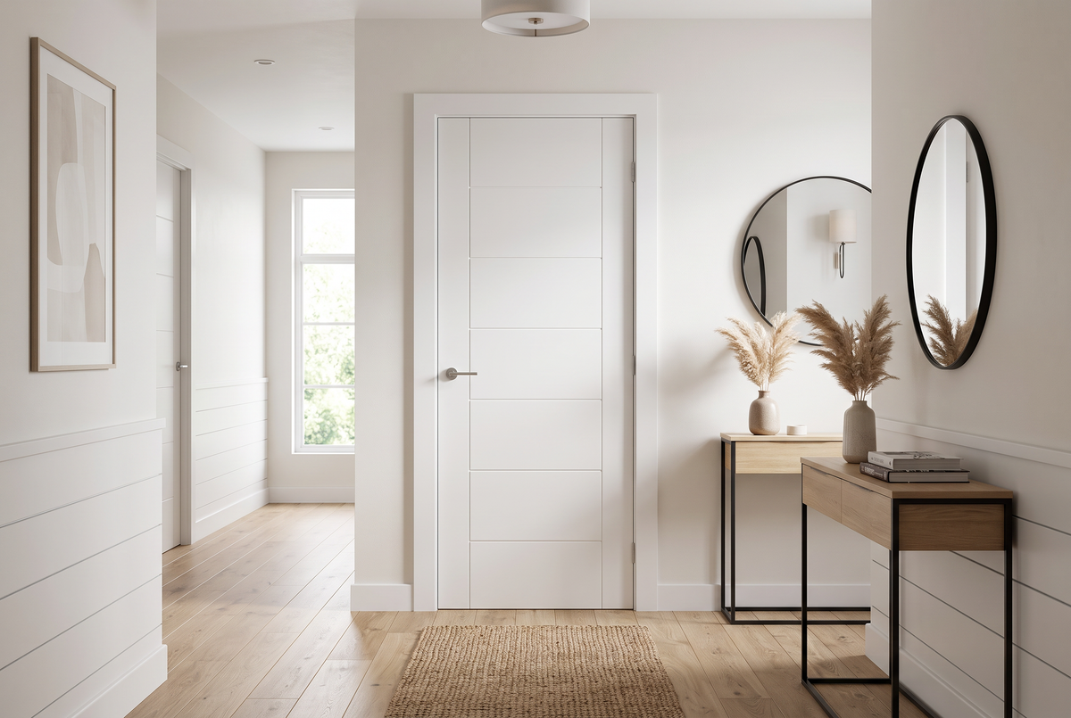 White Primed Doors