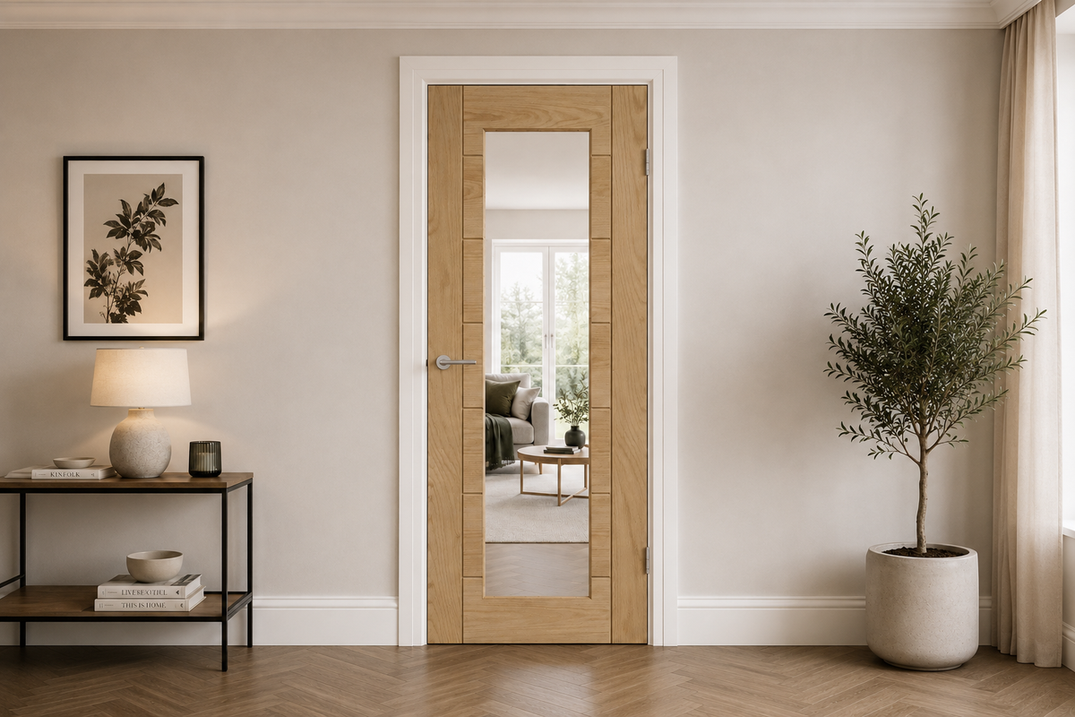 Clear Glass Doors