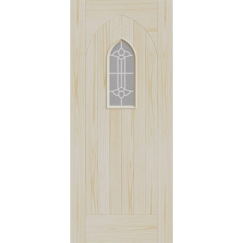 External Accoya Double Glazed Westminster - Screen Printed Glass
