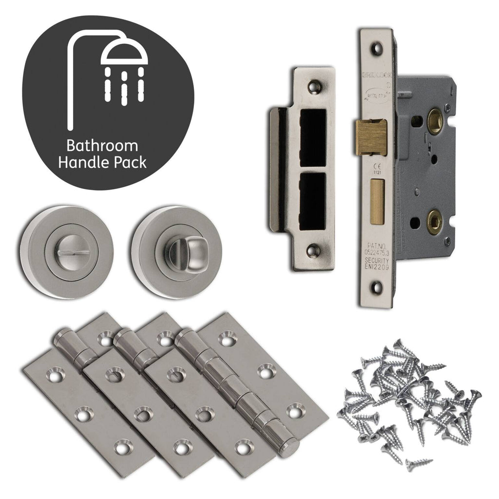 Mezan on Square Rose Handle Bathroom Pack