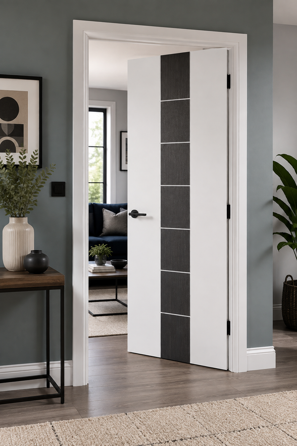 Internal White/Dark Grey Pre-Finished Messina