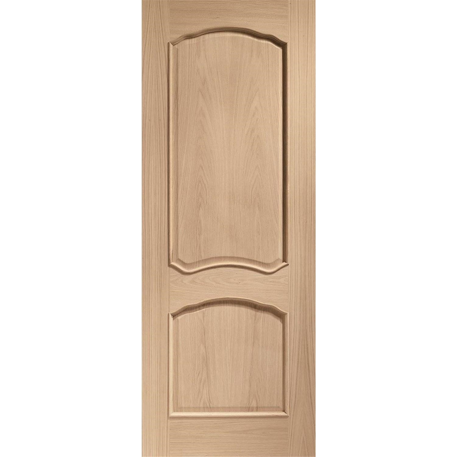 Internal Oak Louis Fire Door with Raised Mouldings