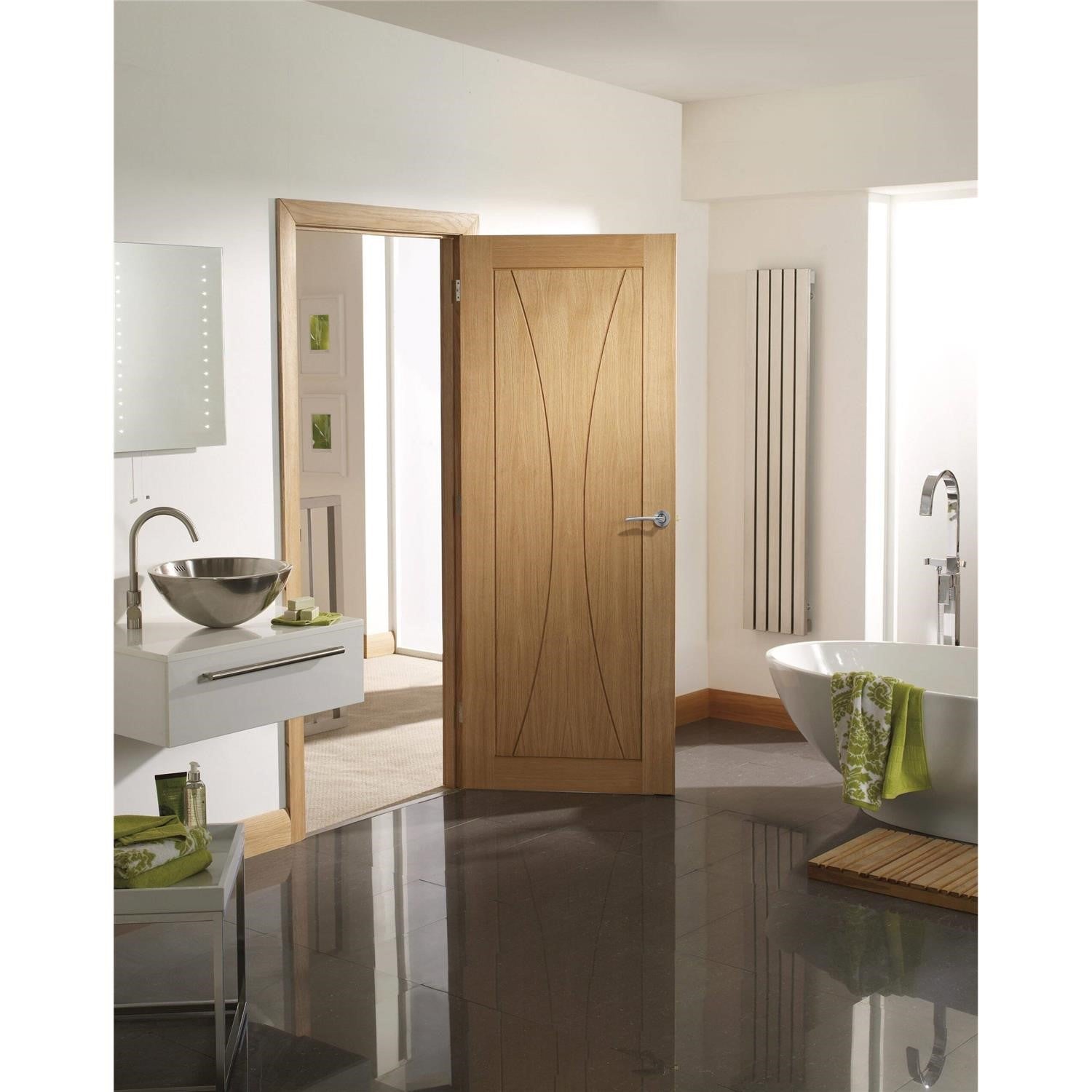 Internal Oak Pre-finished Verona Fire Door