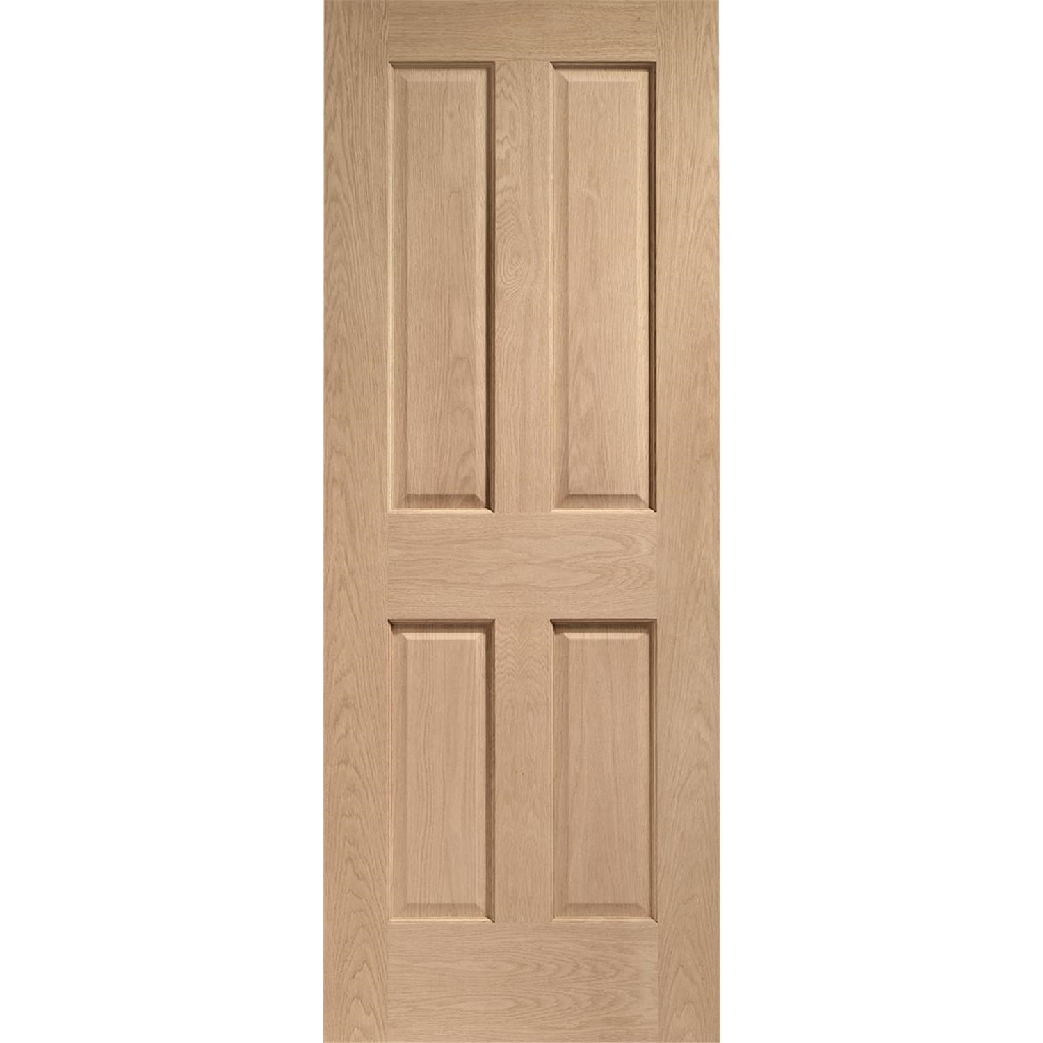Victorian 4 Panel Internal Oak Fire Door