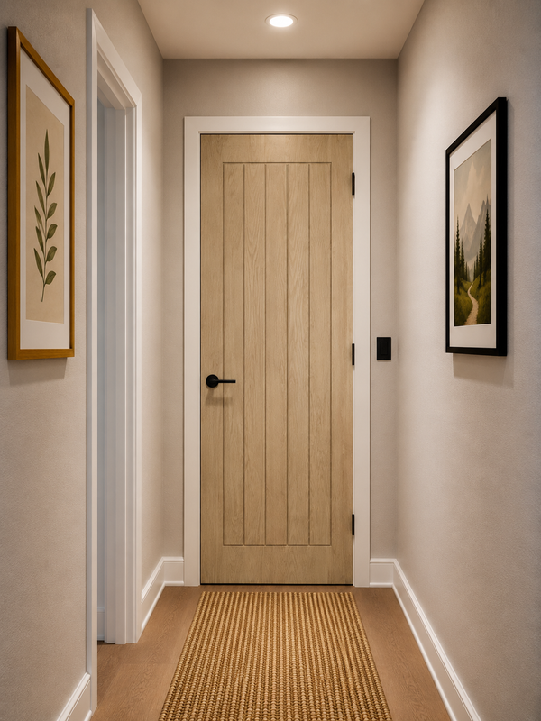 Internal Solid Oak Suffolk Statement Unfinished