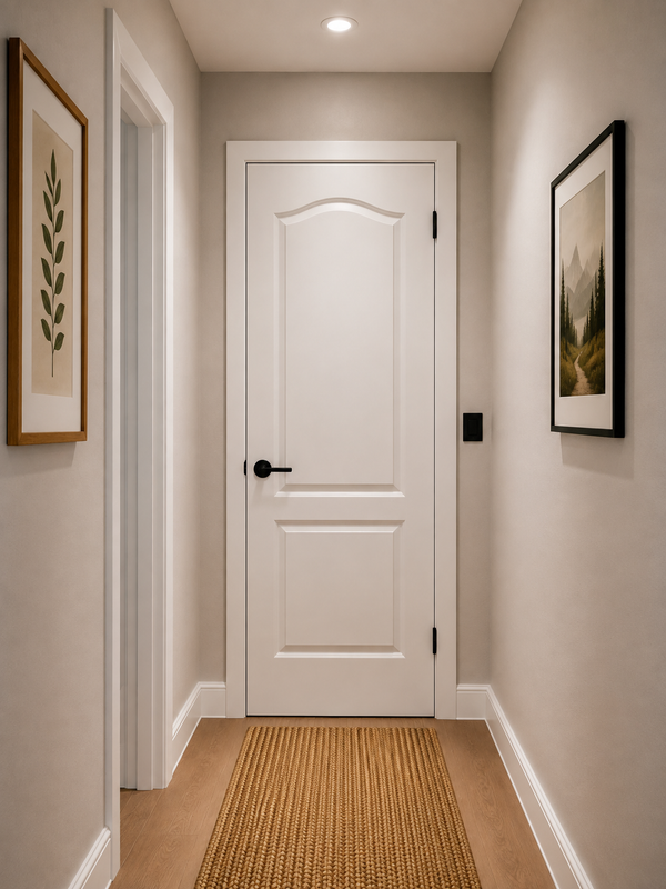 Internal White Moulded Classique 2 Panel Door Unfinished