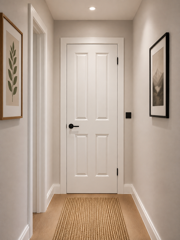 Internal White Pre-Finished Victorian Door