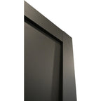 Internal Black Laminate Brent 4 Panel FD30 Fire Door Pre-Finished