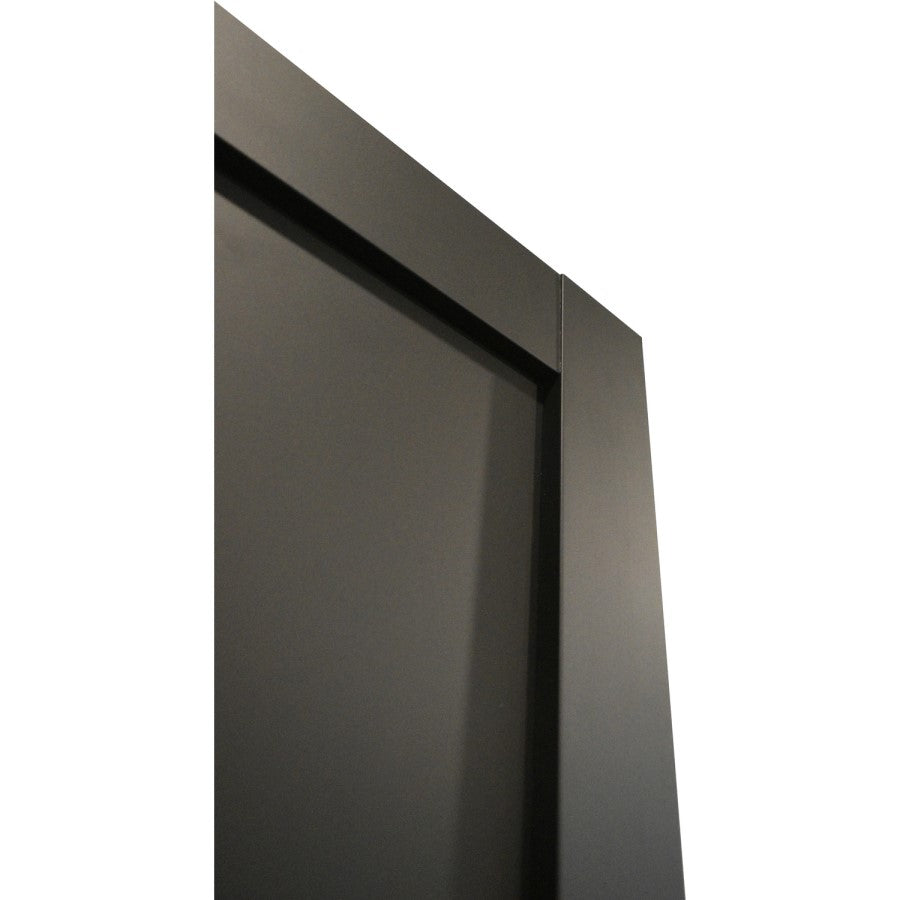 Internal Black Laminate Brent 4 Panel FD30 Fire Door Pre-Finished