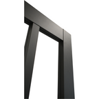 Internal Black Laminate Milton 5 Lite Door with Clear Glass Pre-Finished