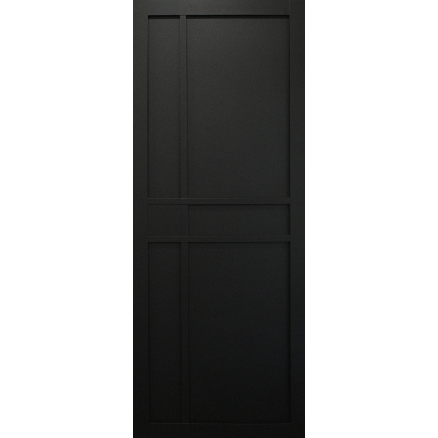 Internal Black Laminate Milton 5 Panel FD30 Fire Door Pre-Finished