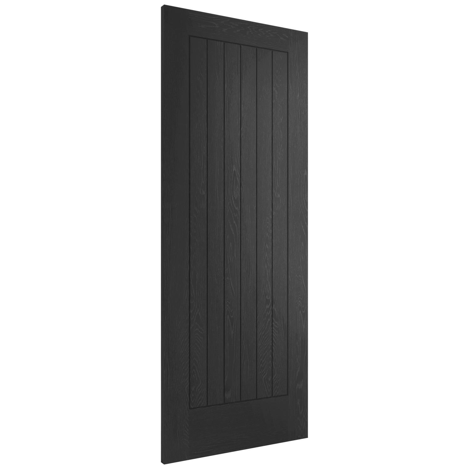 Internal Black Cottage FD30 Fire Door - Suffolk