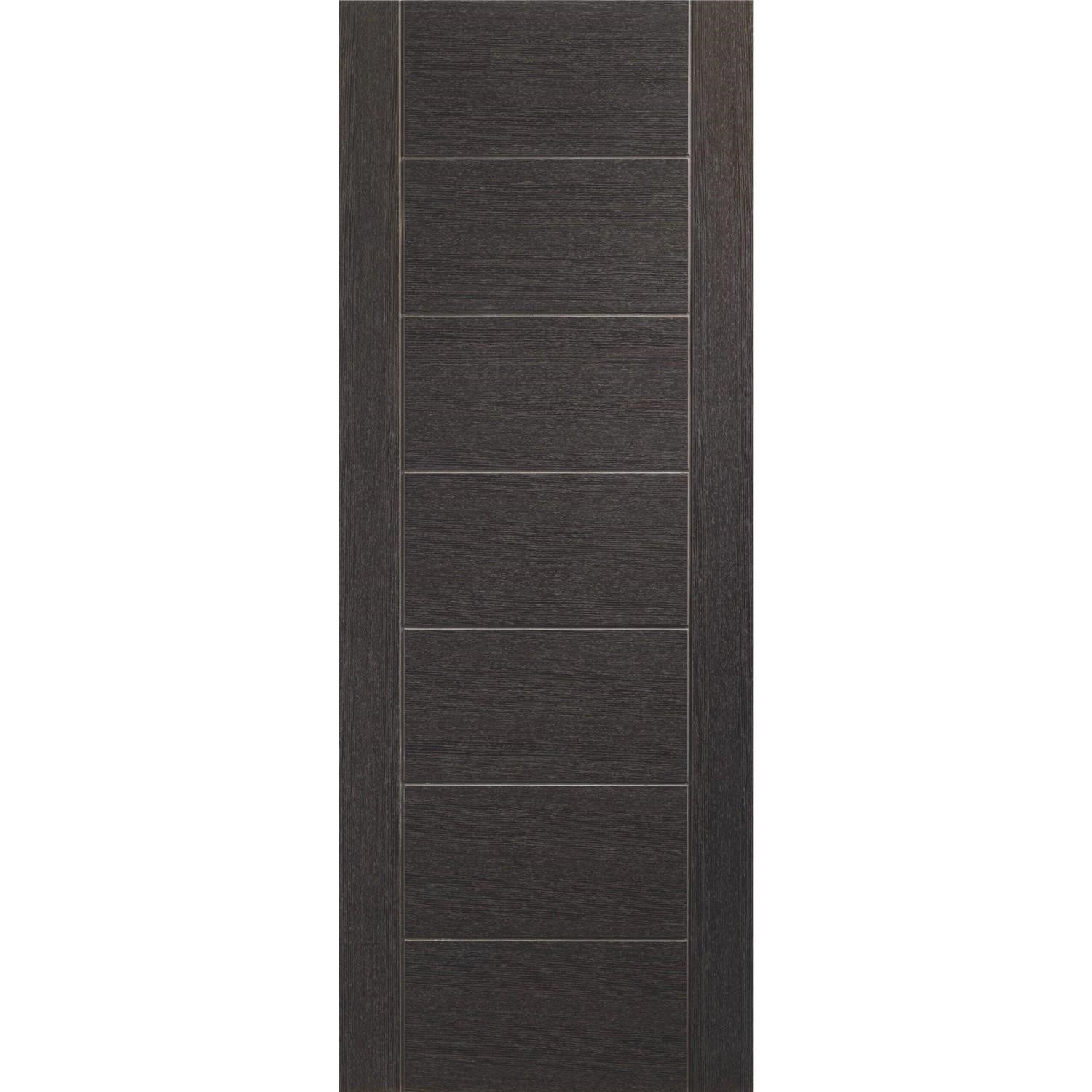 Internal Dark Grey Pre-Finished Palermo Fire Door