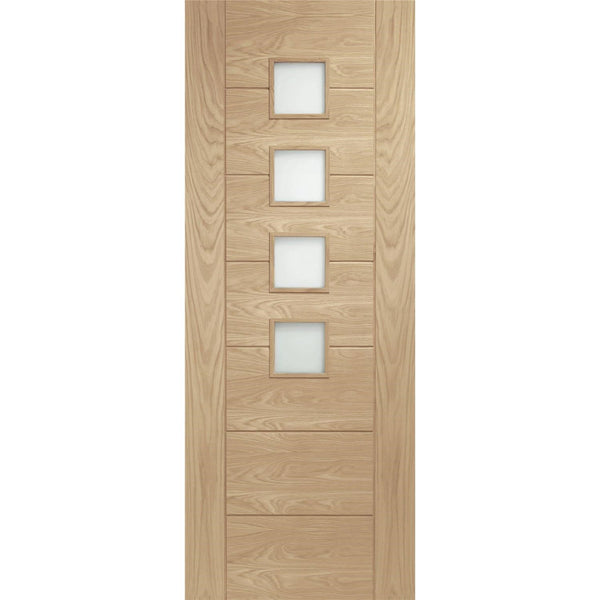 Internal Oak Pre-Finished Palermo with Obscure Glass