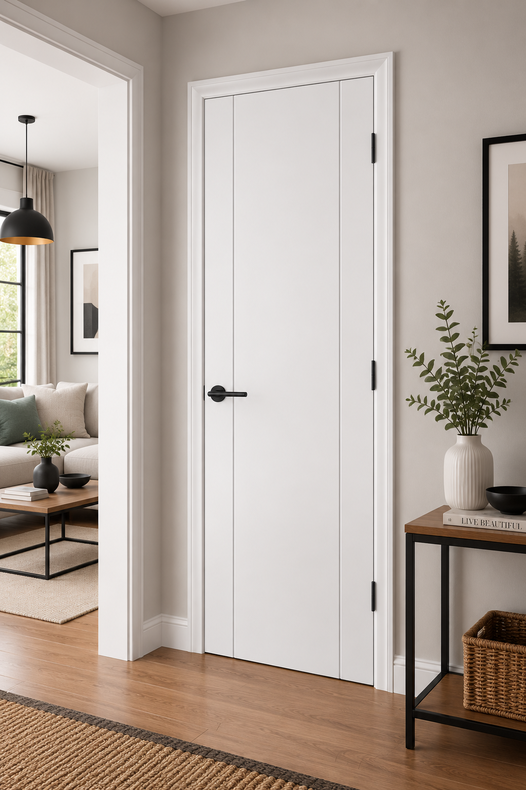 Pre-Finished Internal White Forli Door