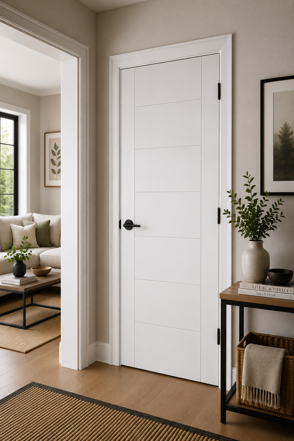 Palermo Internal White Primed Door