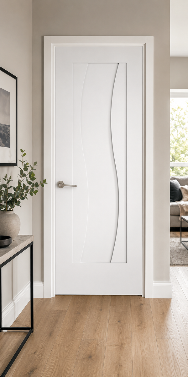 Pre-Finished Internal White Florence Door