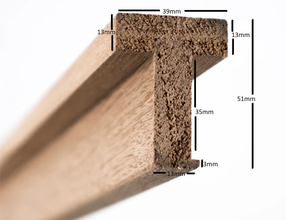 Oak Shaker 1 Panel Internal Door Pair