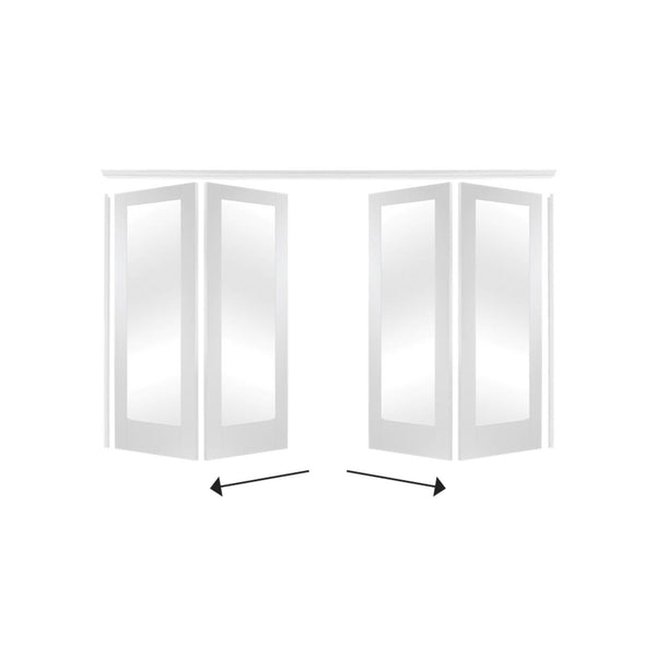 White Freefold System Room Divider