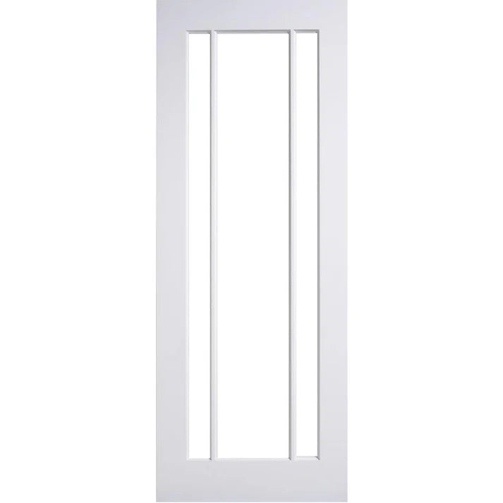 White Primed Langdale Clear Glass Internal Door