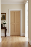 Oak 4 Panel Door in Home Setting