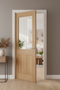 Oak Belize Door Open in Full Wall
