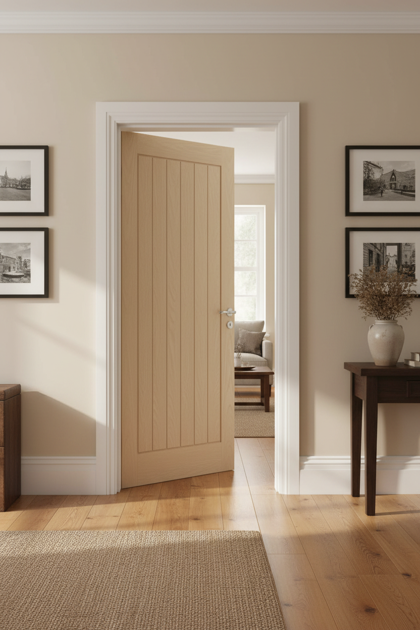 Oak Mexicana Door in Home Setting