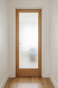 Oak Shaker 1 Light Frosted Door - Heavy Frosting